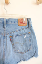 Levi's 501 Cut Off Distressed Shorts | 27/0