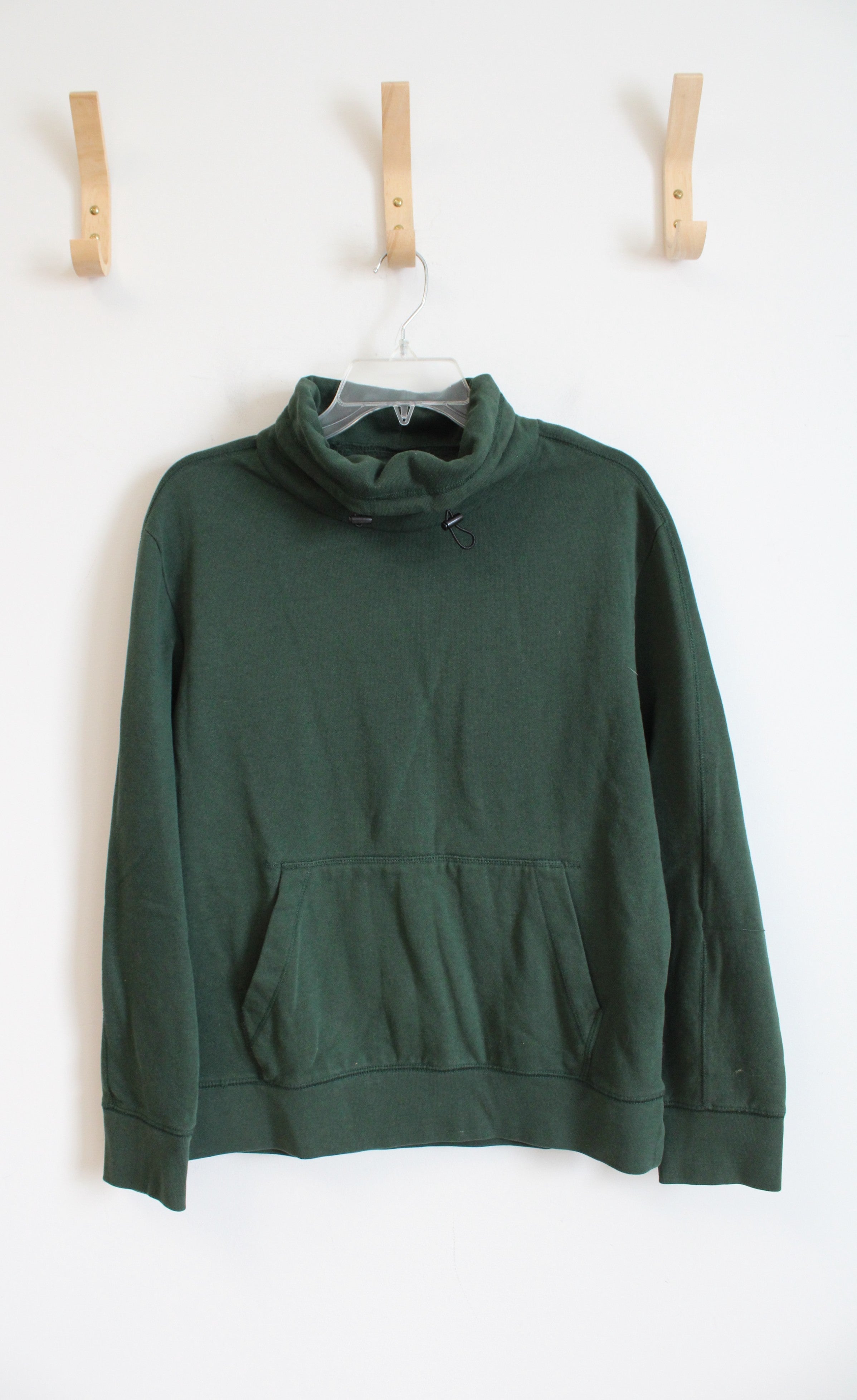 Express Green Turtleneck Sweatshirt | M