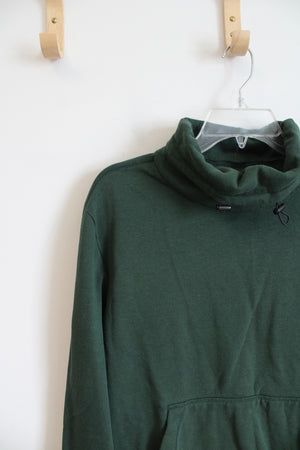 Express Green Turtleneck Sweatshirt | M