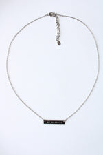 The Urban Smith "No Regrets" Silver Plate Necklace