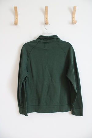 Express Green Turtleneck Sweatshirt | M