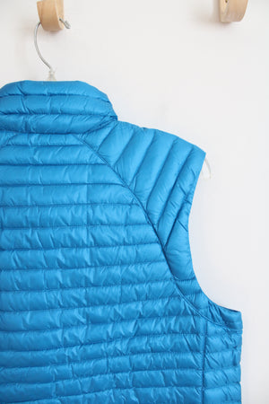 L.L.Bean Blue Quilted Vest | S Reg