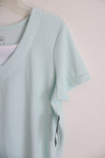 NEW Hasting & Smith Light Blue Soft Ribbed Tee | XL