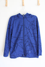 Xersion Blue & Black Patterned Jacket | Youth XL (18/20)