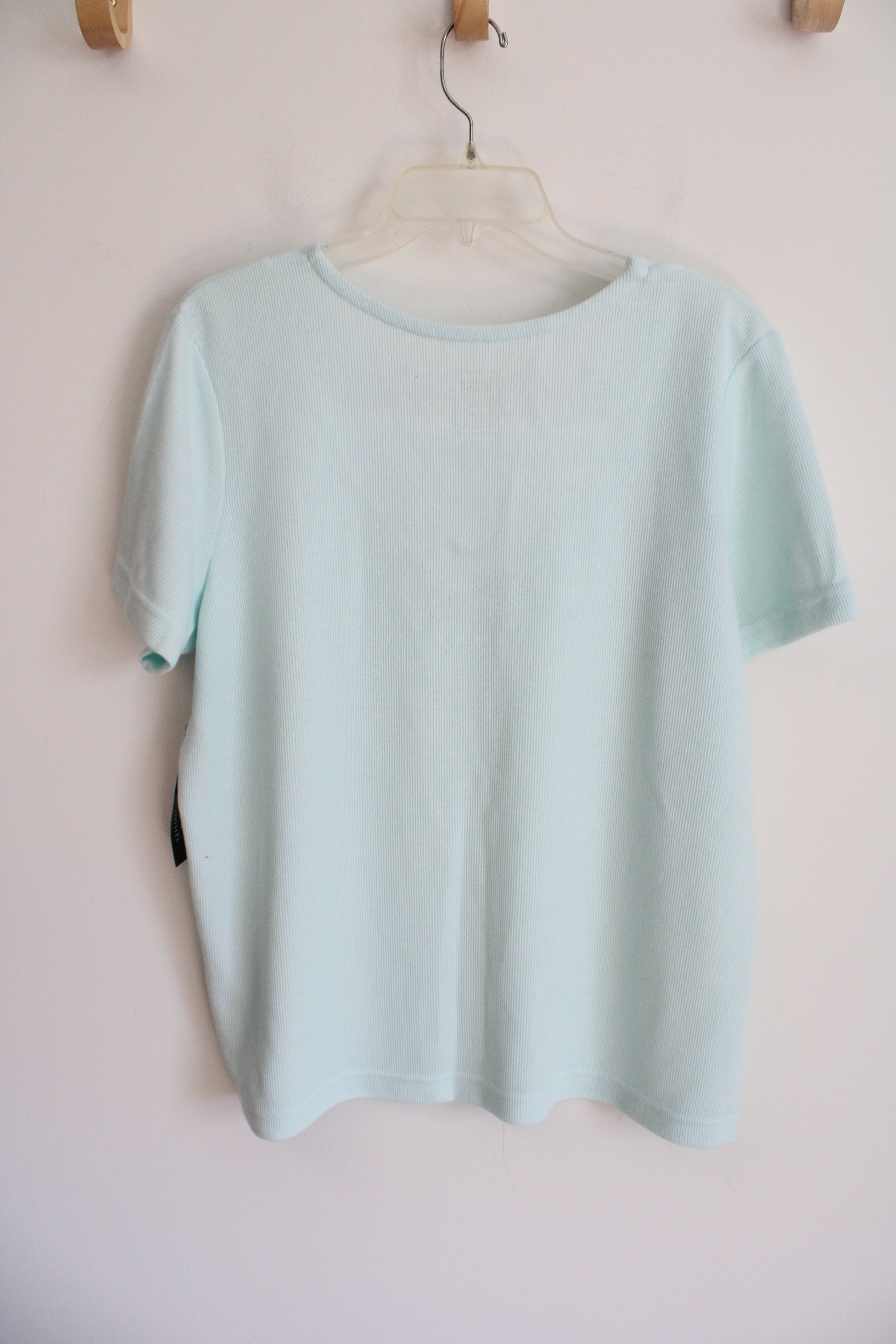 NEW Hasting & Smith Light Blue Soft Ribbed Tee | XL