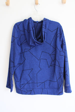 Xersion Blue & Black Patterned Jacket | Youth XL (18/20)