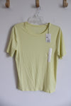 NEW A New Day Yellow Ribbed Tee | XL