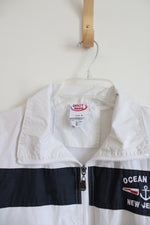 Crazy Apparel Ocean City New Jersey Windbreaker Jacket | S