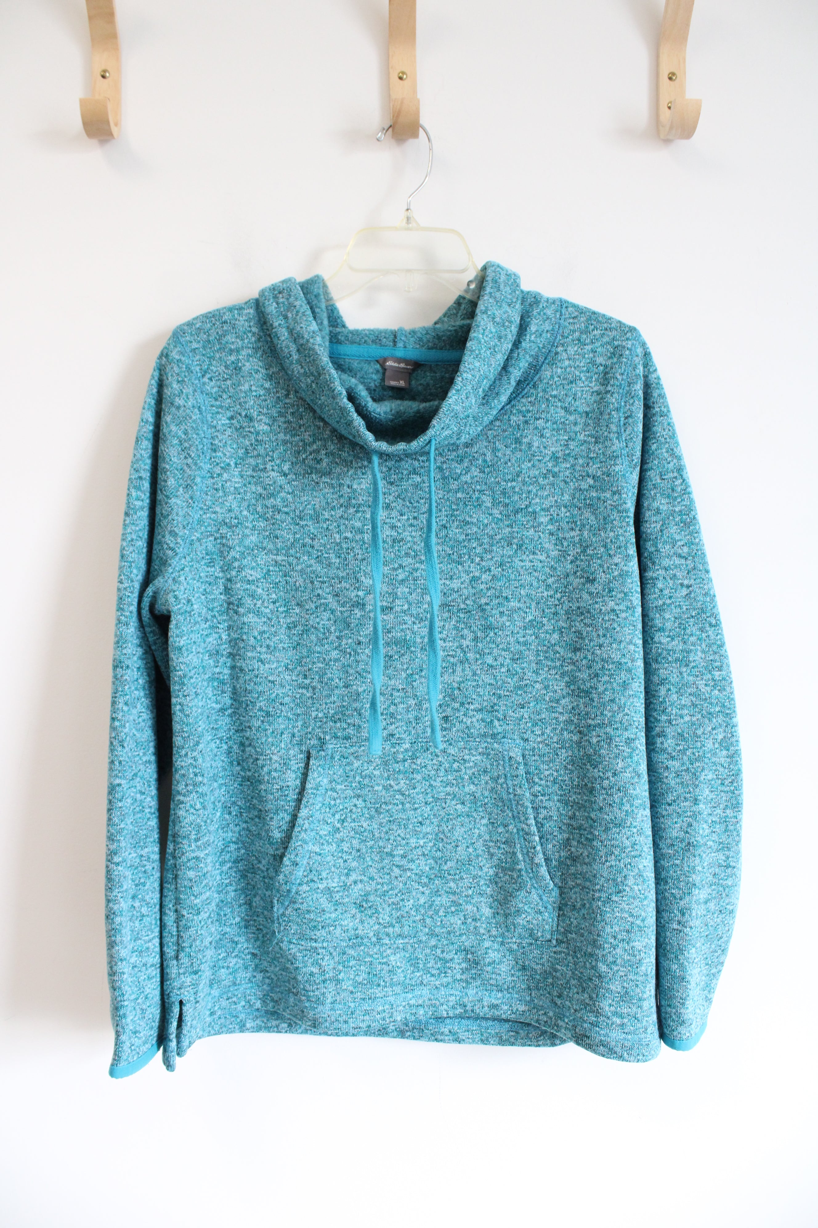 Eddie Bauer Teal Mock-Hoodie | XL