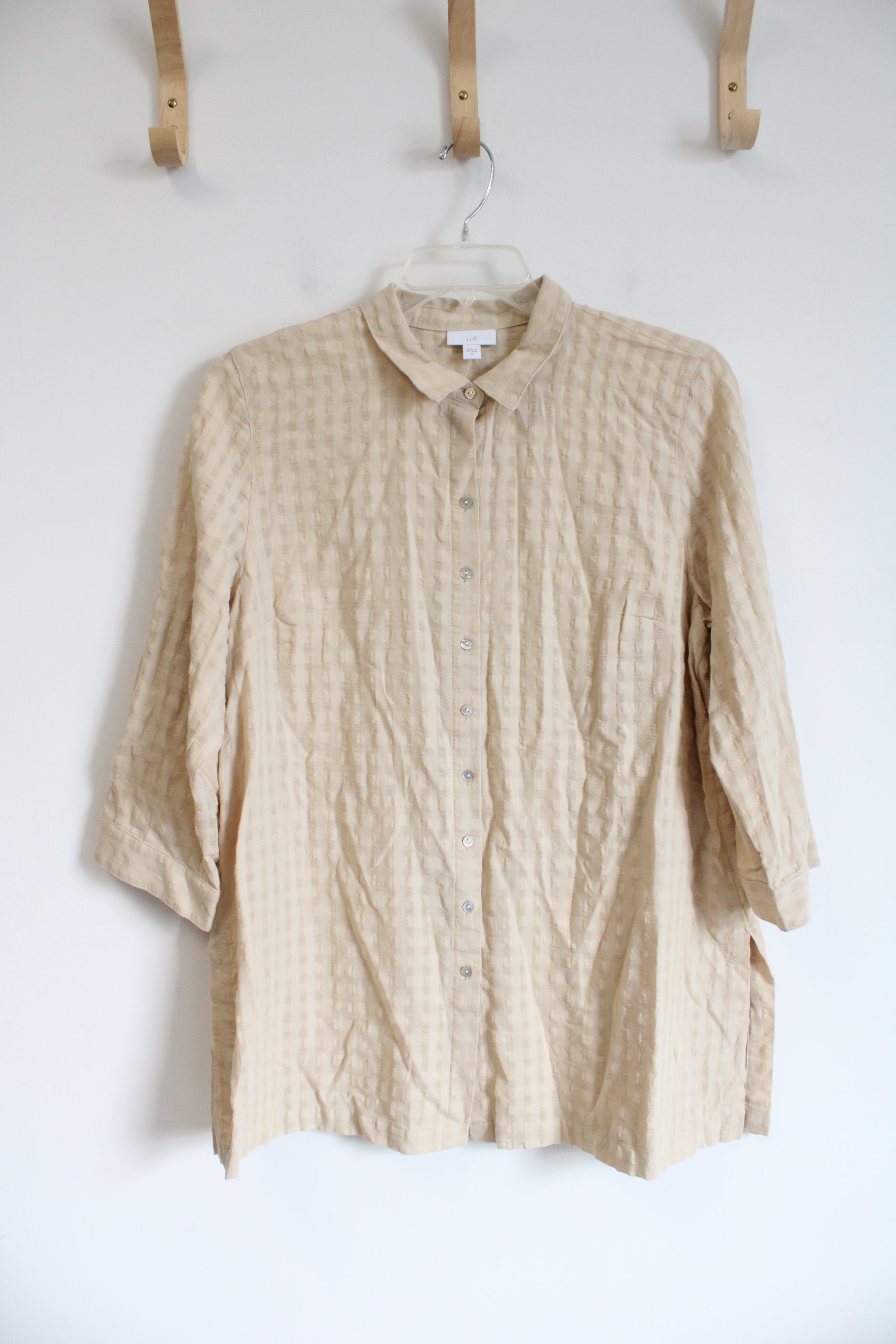 NEW J. Jill Sand Dune Tunic Blouse | XL