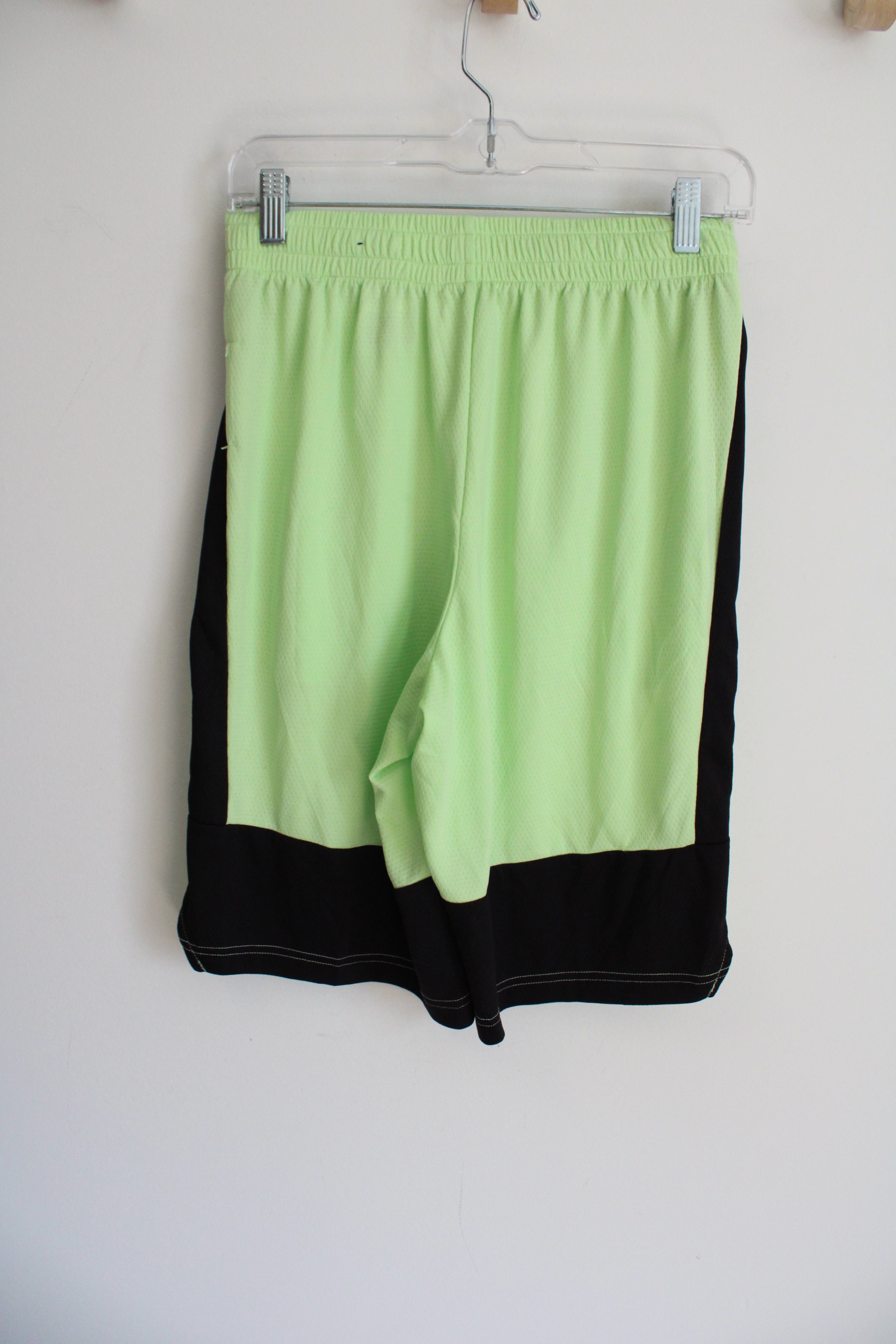 Tek Gear Light Green Black Athletic Shorts | S