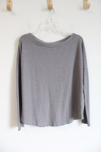 Aeropostale Gray Seriously Soft Waffle Tee | S