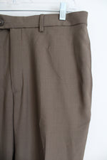 Haggar Classic Fit Brown Dress Pant | 34X32