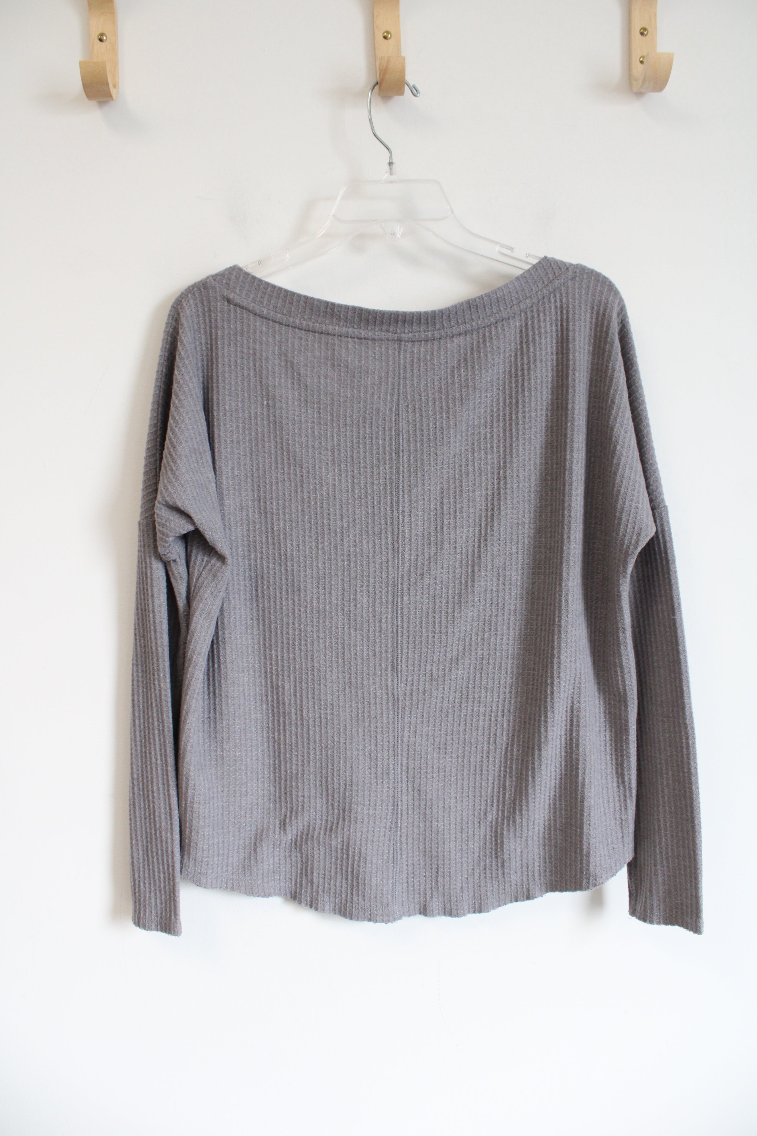 Aeropostale Gray Seriously Soft Waffle Tee | S