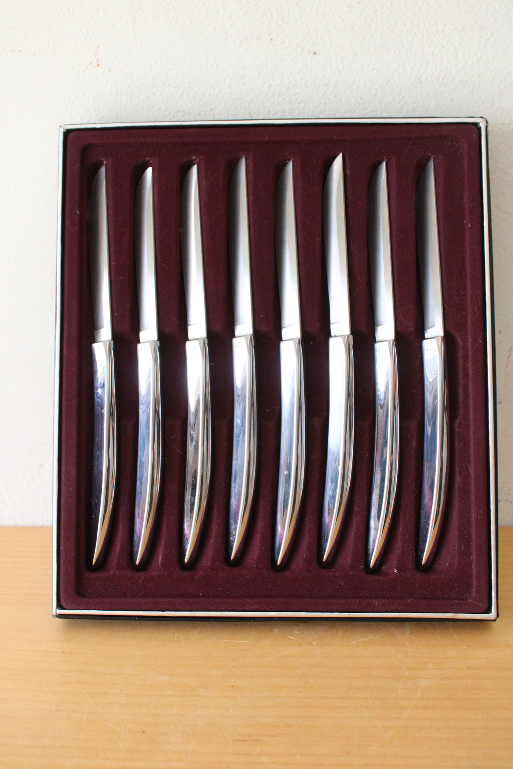 Carvel Hall Stainless Steel Steak Knife Set Of 8