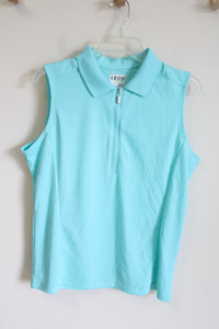 Izod Golf Light Blue Polo Tank | L