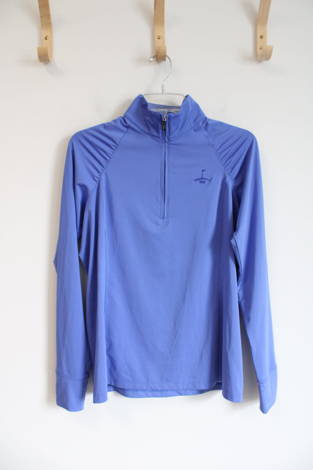 Kate Lord Blue Sun Protection Quarter Zip | M