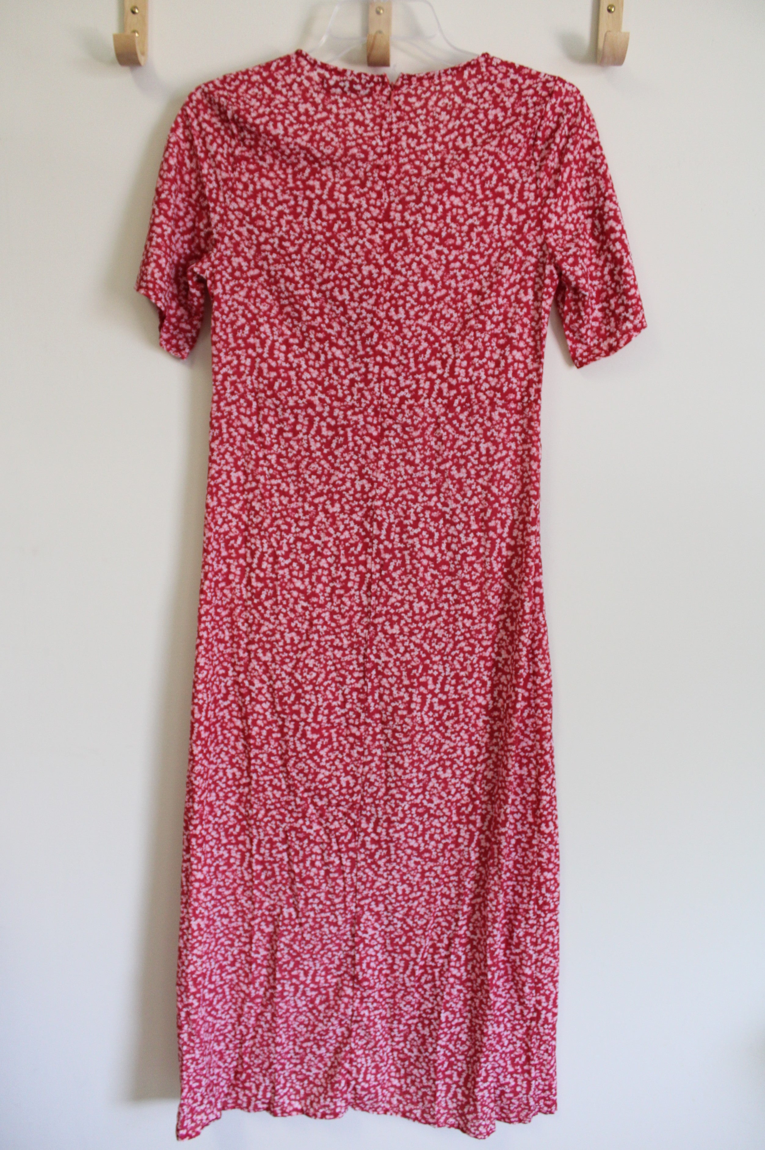 Miss Look Red Floral Maxi Dress | S