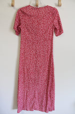 Miss Look Red Floral Maxi Dress | S