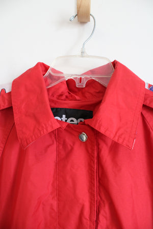 Totes Red Rain Coat | L