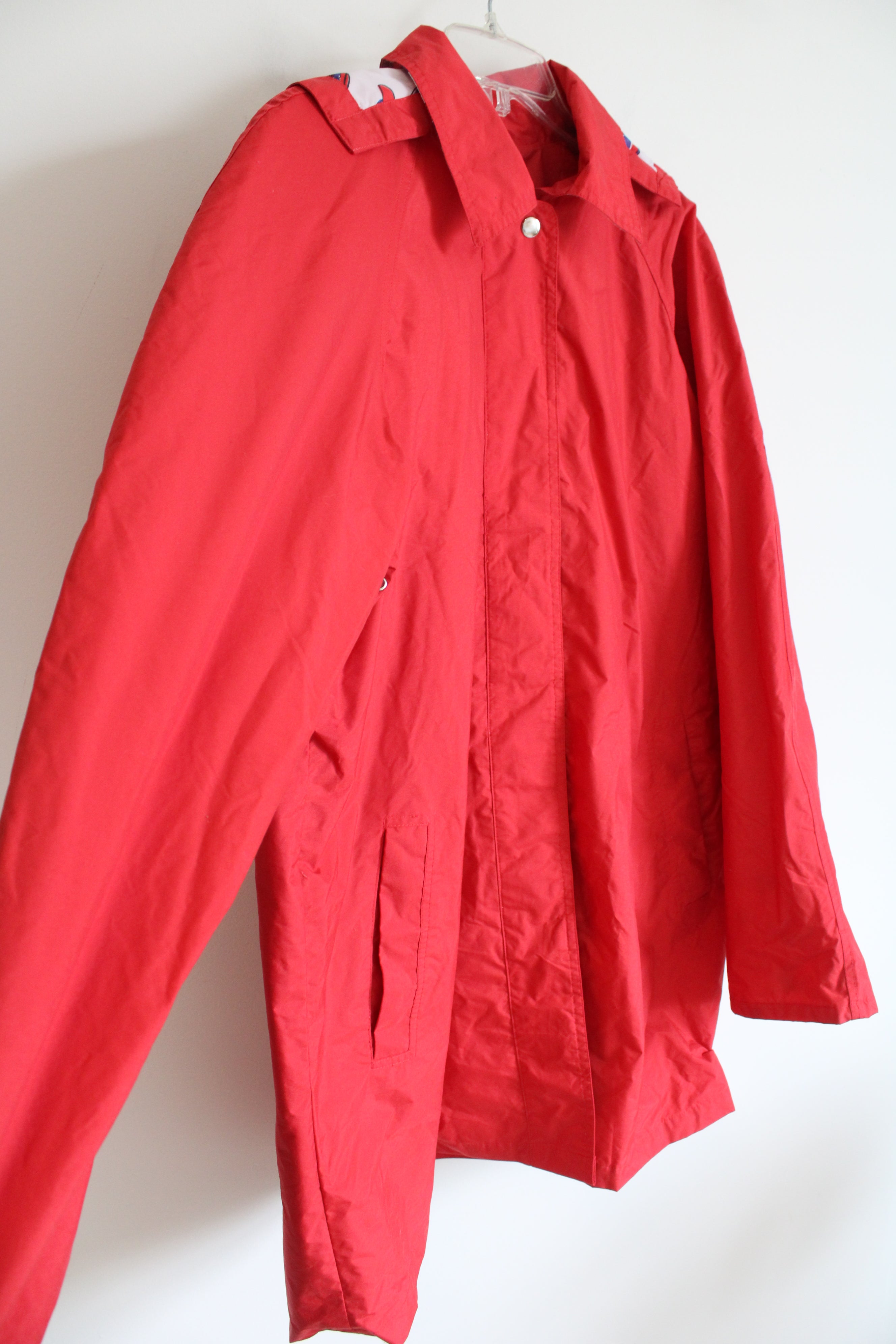 Totes Red Rain Coat | L