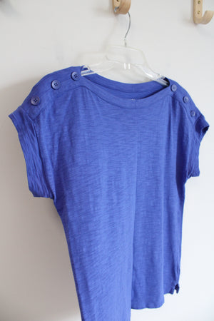 Talbots Blue Petite Tee | M