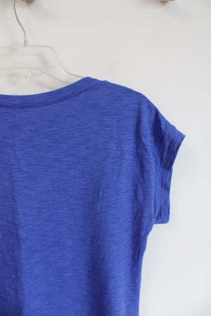 Talbots Blue Petite Tee | M