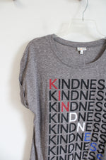 NEW Self Esteem Gray KINDNESS Tee Shirt | L