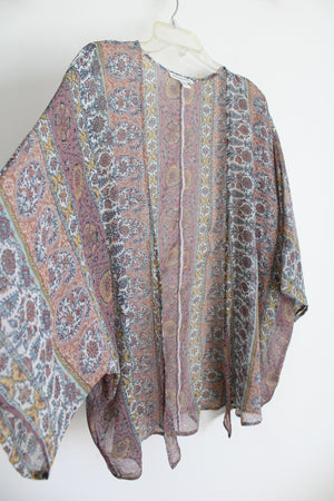 American Eagle Patterned Chiffon Cardigan | XS/S