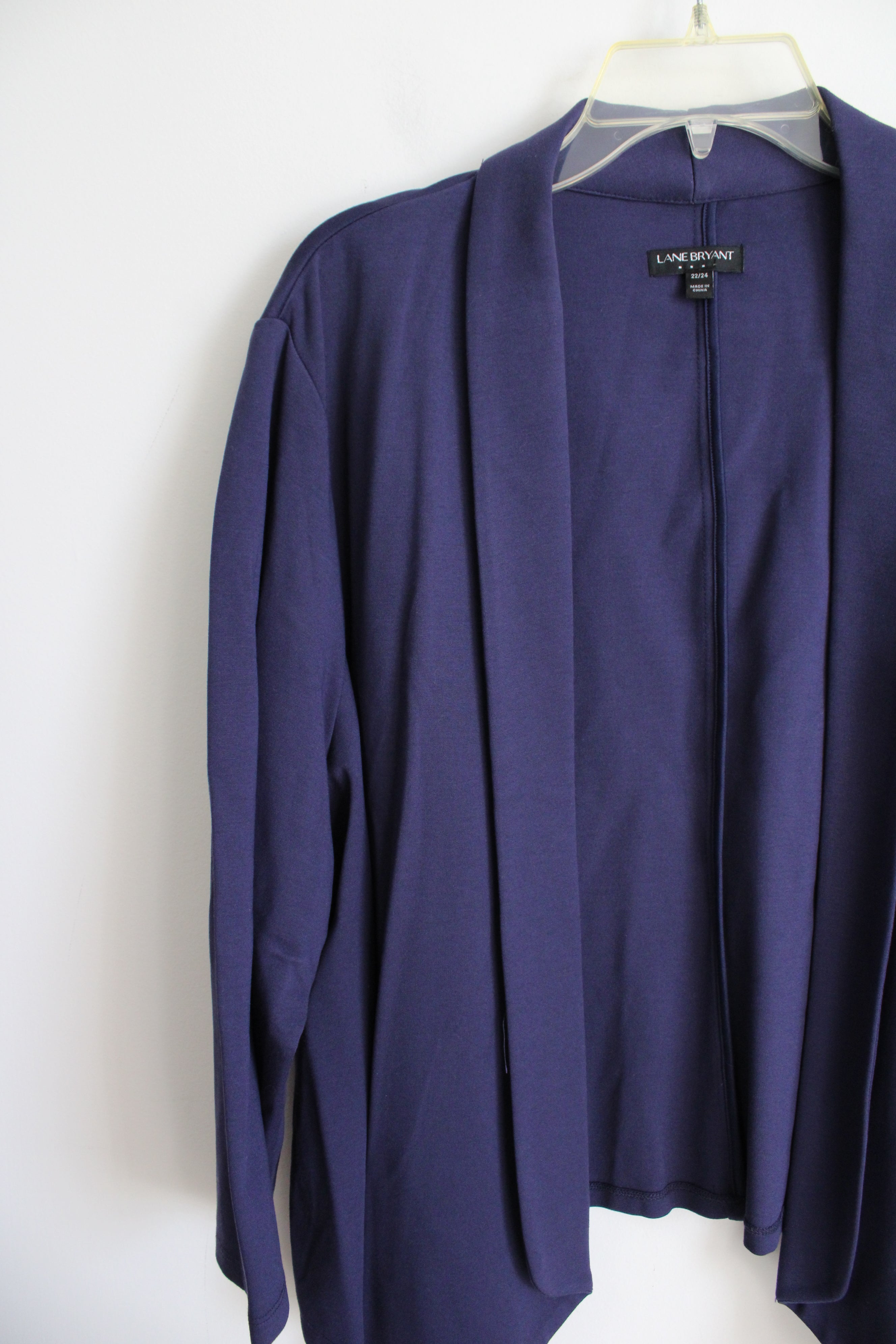 Lane Bryant Dark Navy Blue Blazer 22 24 Jubilee Thrift