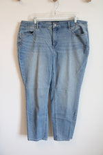 Talbots Slim Ankle Light Wash Jeans | 18W