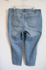 Talbots Slim Ankle Light Wash Jeans | 18W