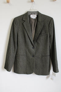 NEW Evan-Picone Green Wool Blazer | 6