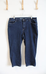 Westport Classic Fit Dark Wash Capri Jeans | 16W