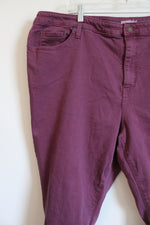 Ava & Viv Purple Pink Jeans | 26W