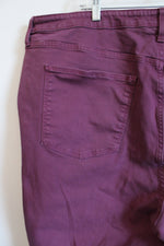 Ava & Viv Purple Pink Jeans | 26W