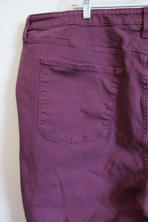 Ava & Viv Purple Pink Jeans | 26W
