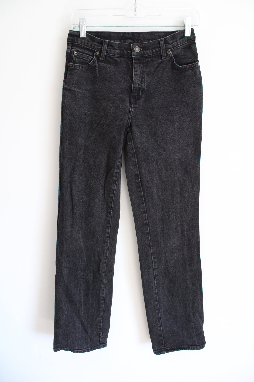 Newport News Jeanology Collection Black Vintage Straight Leg Jeans | 6