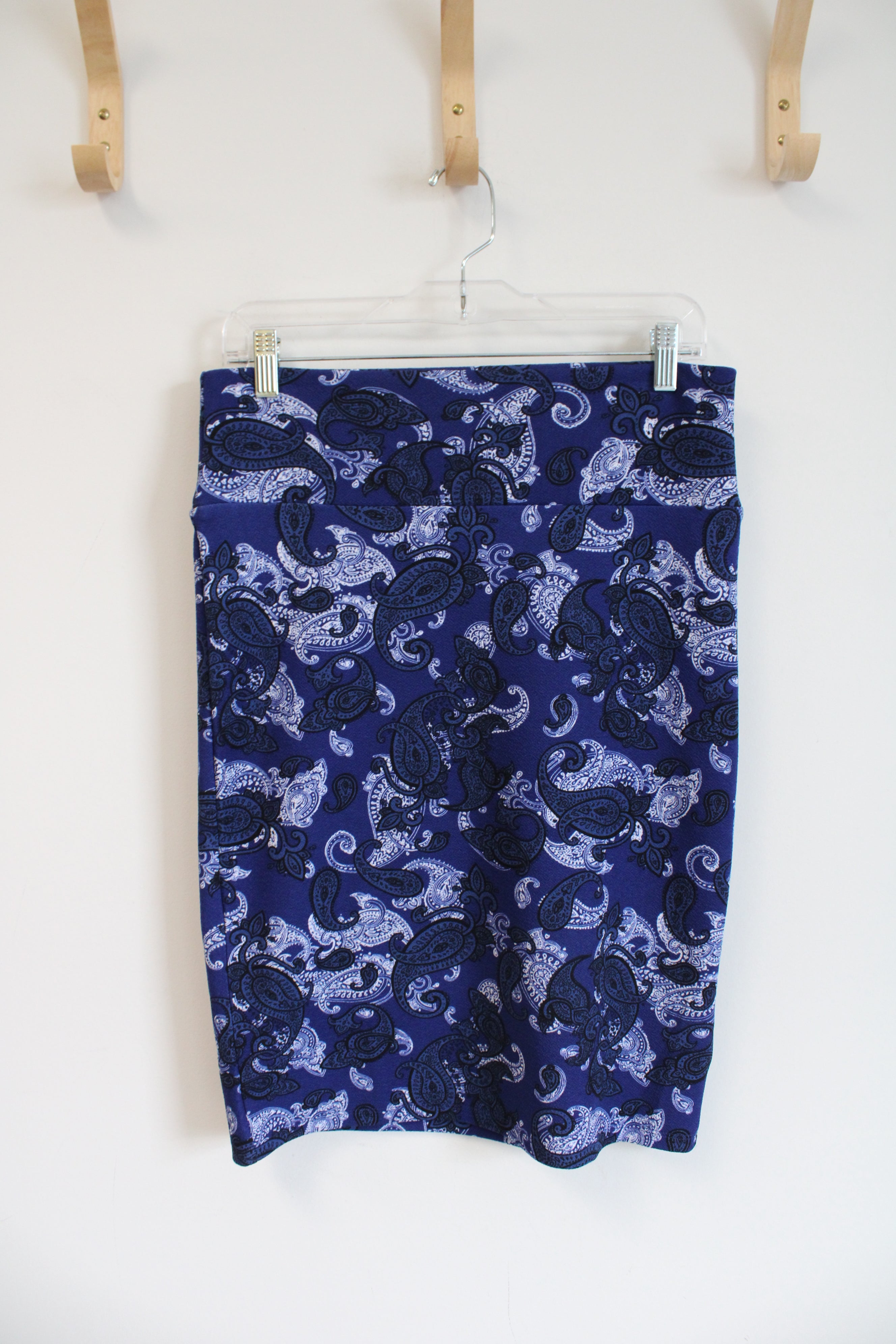 LuLaRoe Blue Paisley Skirt | M