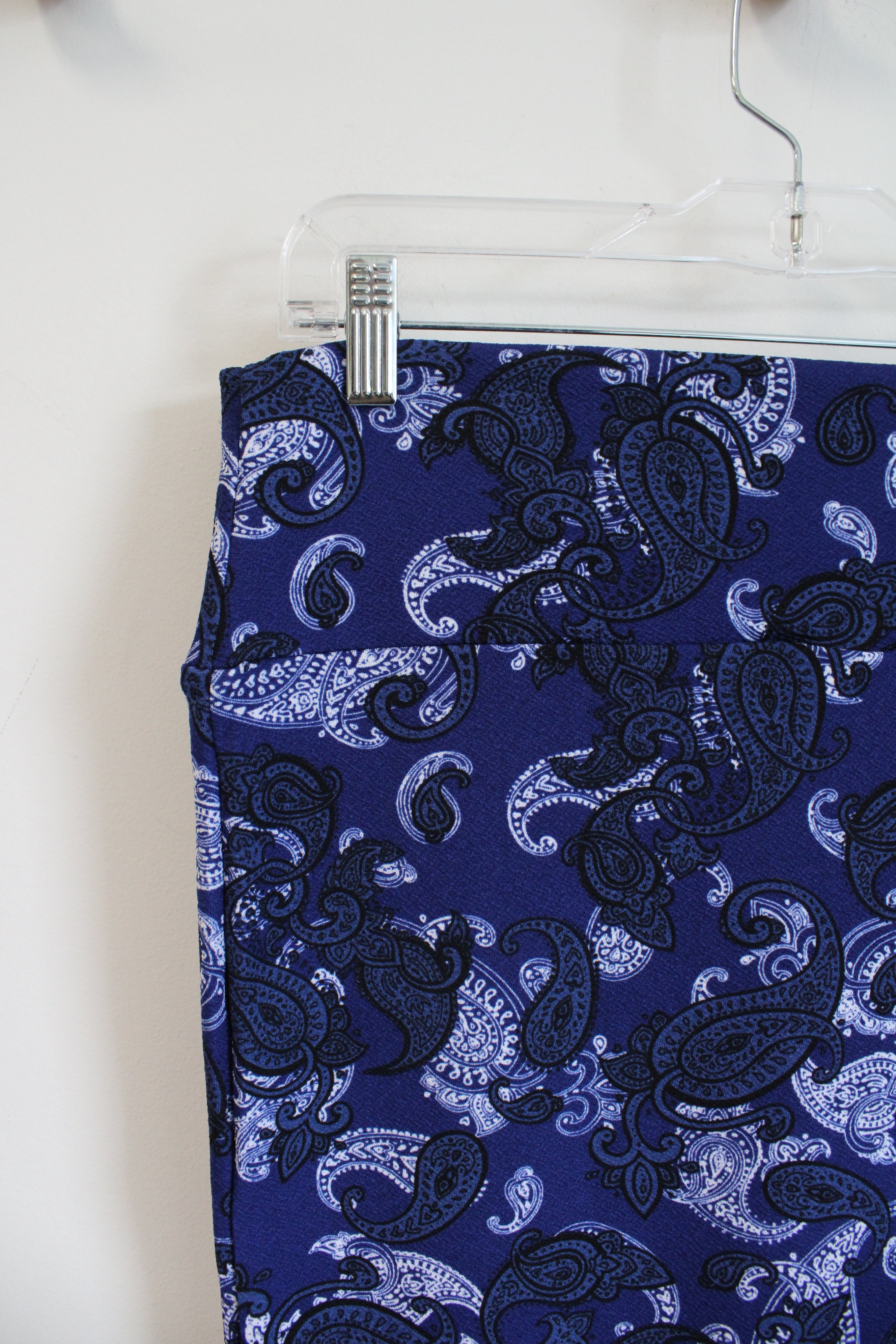 LuLaRoe Blue Paisley Skirt | M