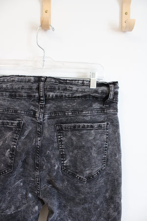 Black Flare Leg Jeans | 2XL