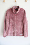 Free Country Red Fuzzy Zip Up Jacket | XL