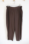 Spanx Brown Wide Leg Pants | XL