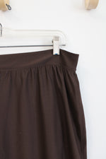 Spanx Brown Wide Leg Pants | XL