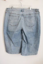 Lane Bryant Acid Washed Capris | 22