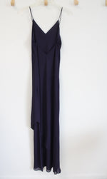 Zum Zum By Niki Livas Vintage Eggplant Purple Chiffon Slip Style Gown | S/M