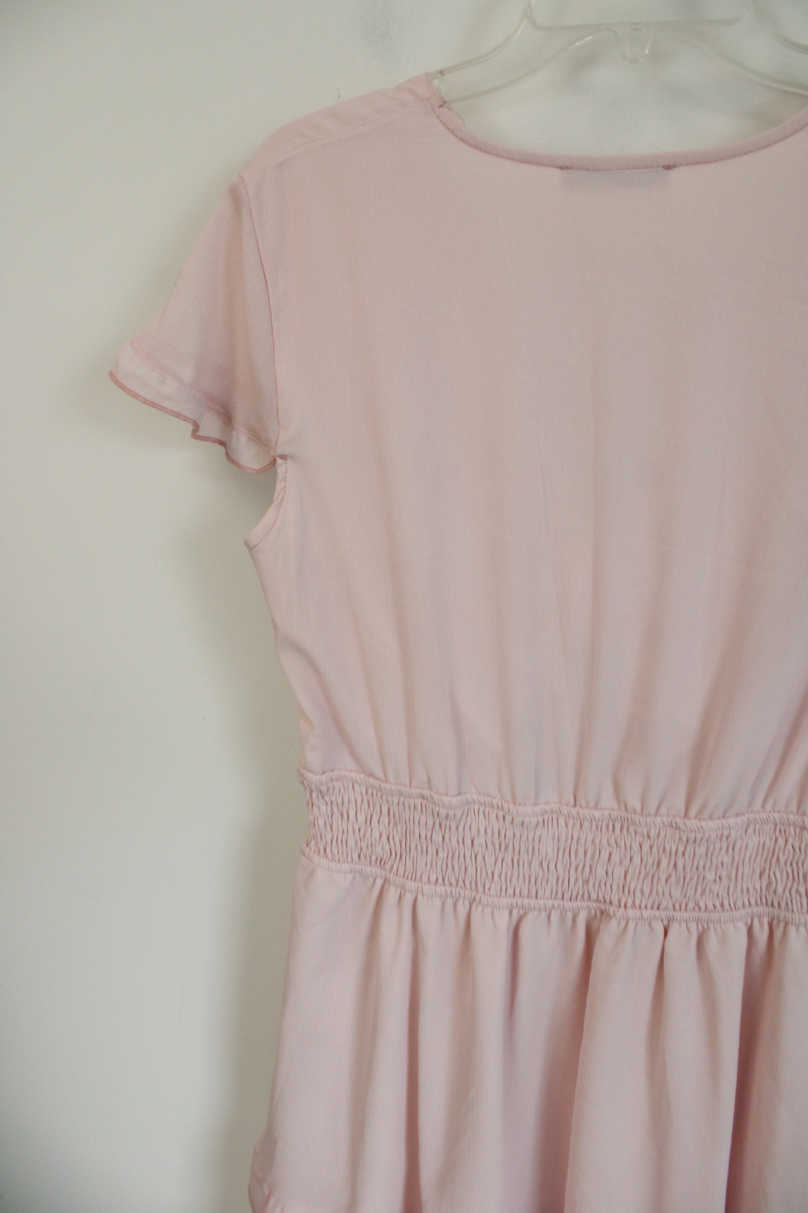 PrettyGarden Light Pink Chiffon Dress | L