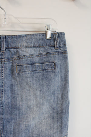 Vanillastar Faded Blue Jean Skirt | 7/8