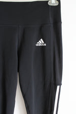 Adidas Black & White Athletic Leggings | S