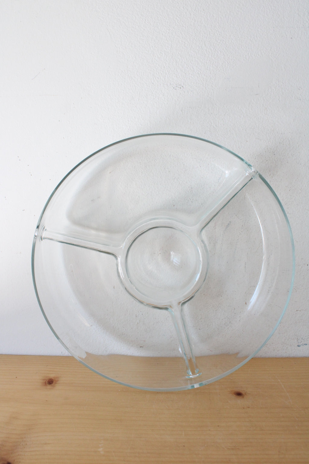 Colony Clear Glass Divided Bowl